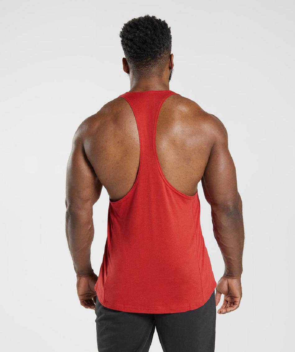 Stringers Gymshark React Hombre Rojas | CO 3560AHK